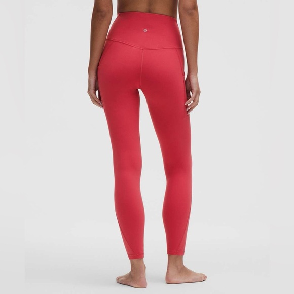 🆕 Lululemon Align High-Rise Pant with Pockets 25" in Desert Red Size 14 - Picture 1 of 8